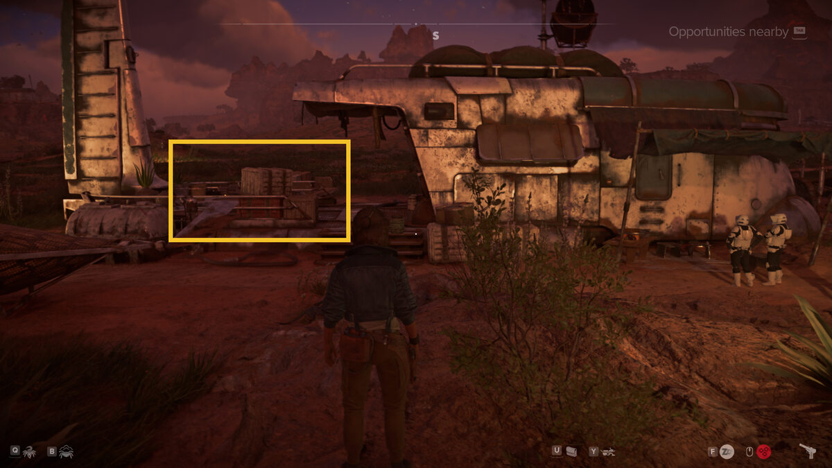 Star Wars Holodrama locations: Kay exploring Toshara.