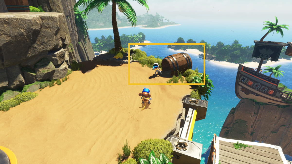 Astro Bot Go-Go Archipelago: Astro exploring the Go-Go Archipelago.