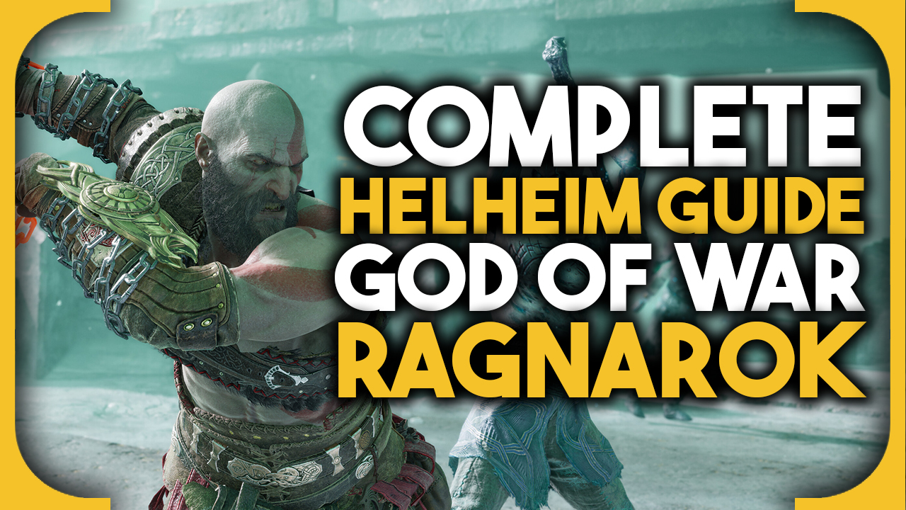 God of War Ragnarok Helheim 100%: feature image with text.