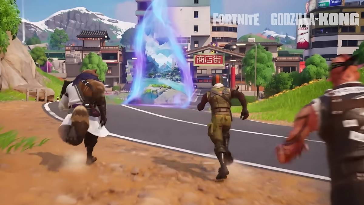 Where to find Godzilla portal in Fortnite