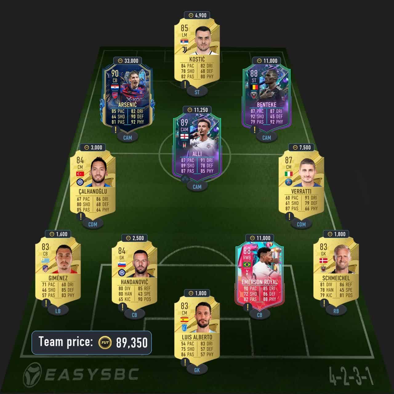 angel gomes futties sbc solution fifa 23