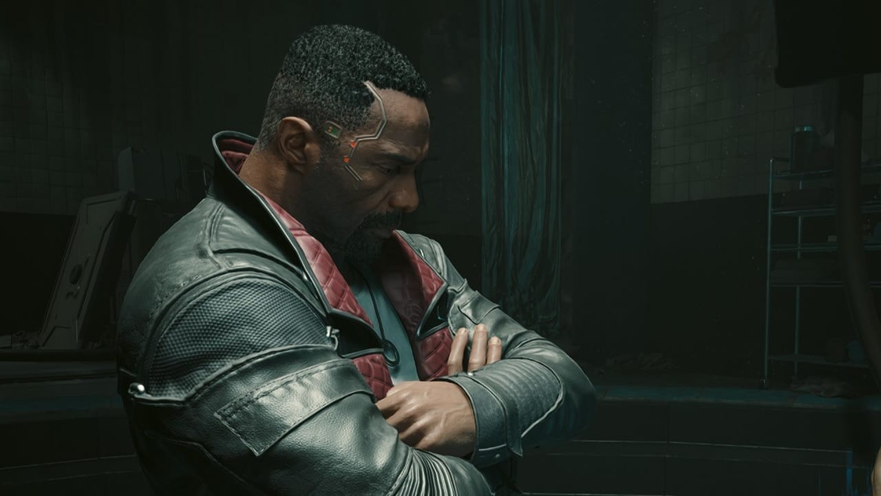 VideoGamer GOTY 2023 - An image of Idris Elba in Cyberpunk 2077: Phantom Liberty. Image captured by VideoGamer.