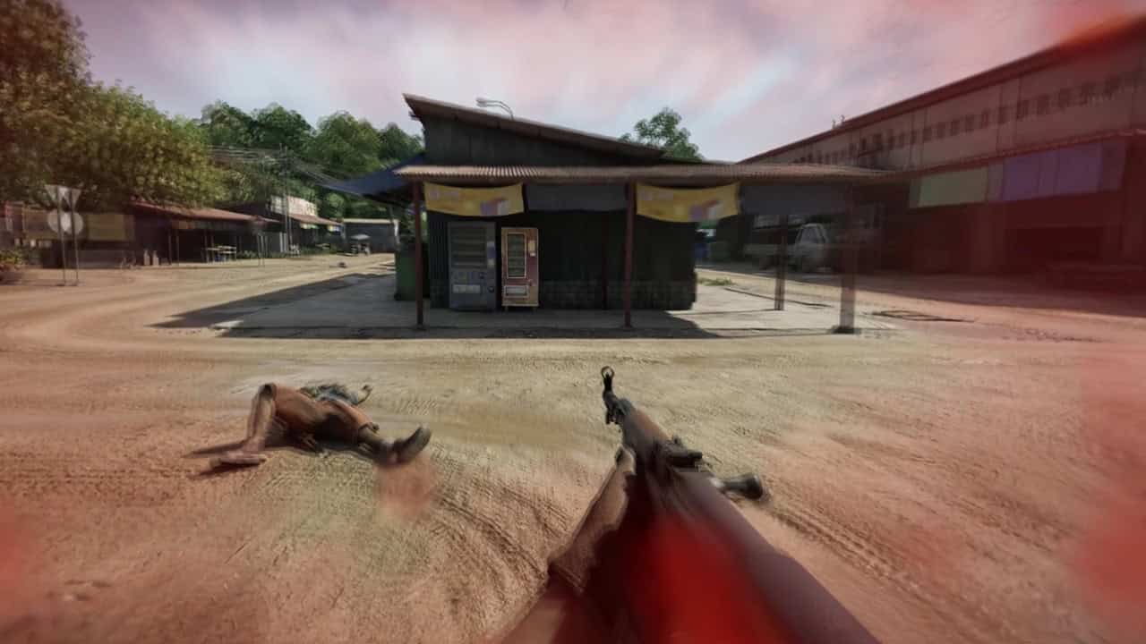 Gray Zone Warfare nausea, coughing, dizzy: A player receives a wound in the game. Image captured by VideoGamer.