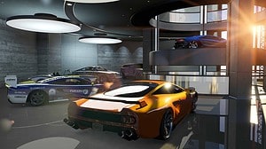 GTA 5 Online best drift cars - An image of a car showroom in GTA 5 Online.