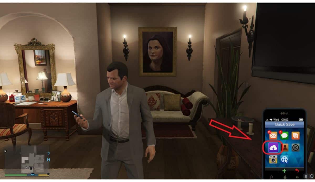 gta v how to save game