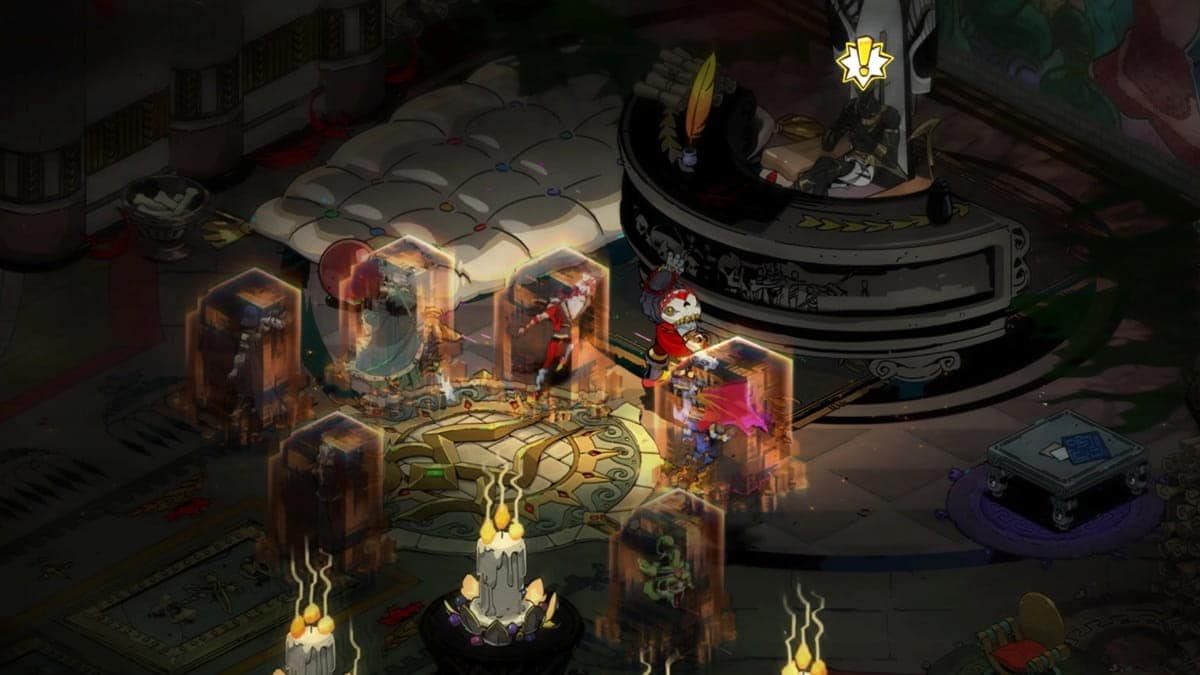 Zagreus and other denizens of House of Hades trapped in a time trap by Chronos during the events of Hades 2.