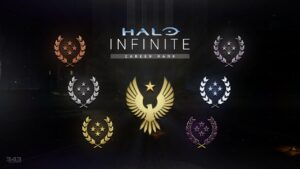 Halo Infinite career rank: An image of the new career ranks coming to Season 4 of Halo Infinite.