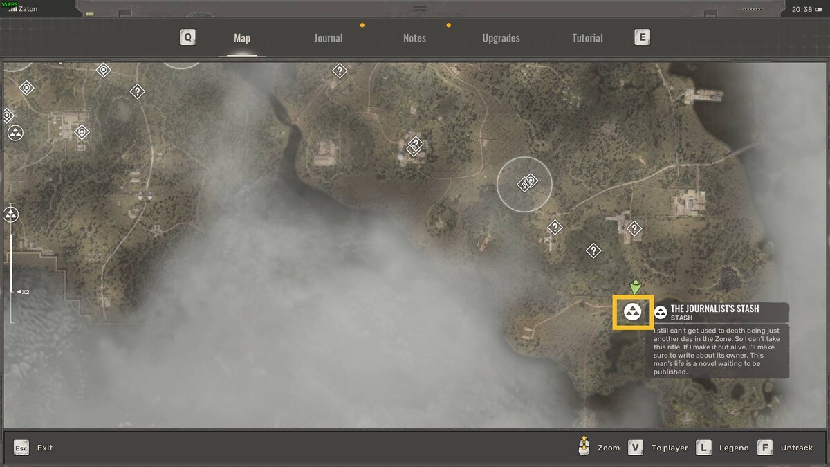 Stalker 2 Journalist's Stash locations: Stalker tracking down stashes.