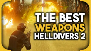Featured image for the best weapons tier list for Helldivers 2.
