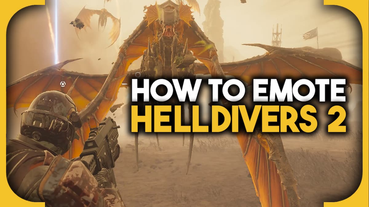 How to use emotes in Helldivers 2