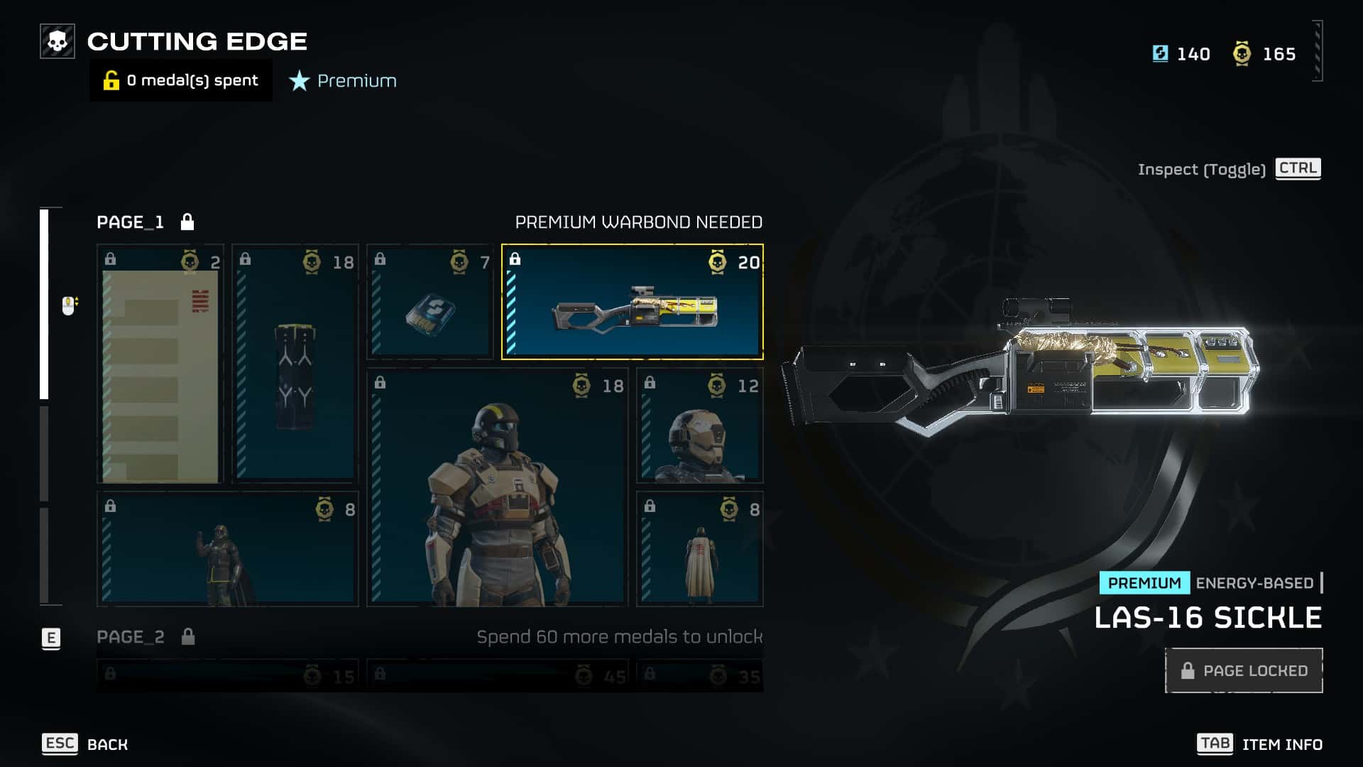 Helldivers 2 LAS-16 Sickle: The LAS-16 Sickle in the Cutting Edge Warbond.