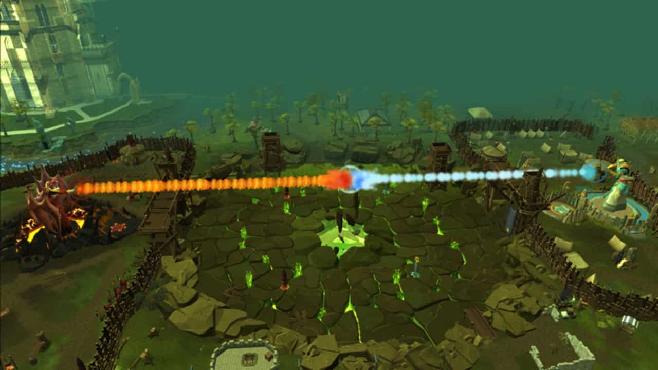 An image of the Battle of Lumbridge from RuneScape. Image via RuneScape Wiki.