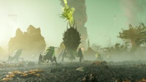 Helldivers 2 trophies - An image of enemies in the game.