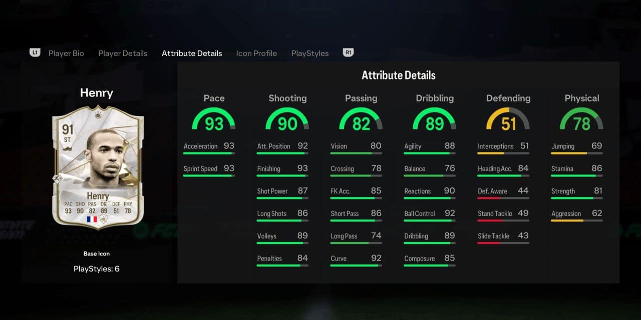 henry icon player profile fc 24