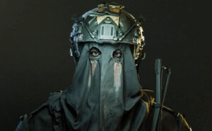konig wearing a mask covering his face in cod mw2
