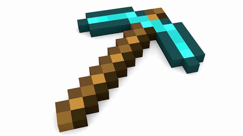 how to craft a diamond pickaxe in minecraft