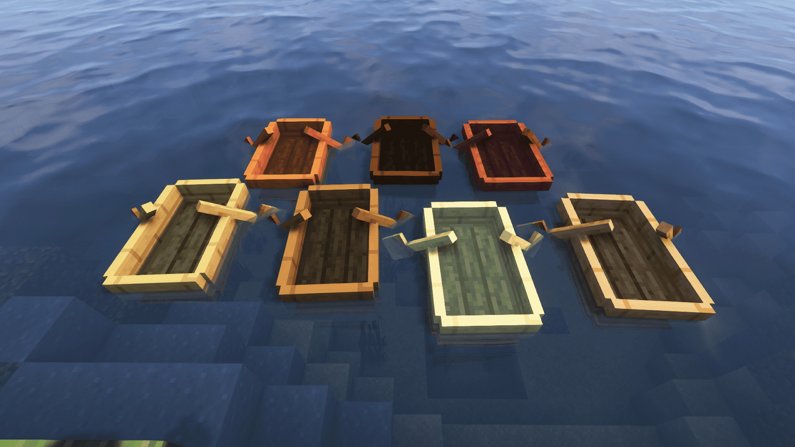 how to make a boat in minecraft