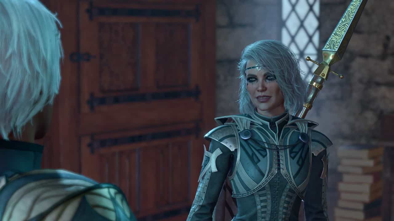 Baldur’s Gate 3 Last Light Inn and how to save Isobel: Isobel speaks to a player character.