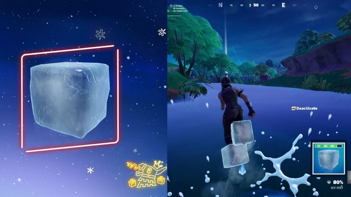 Icy Feet gameplay in Fortnite