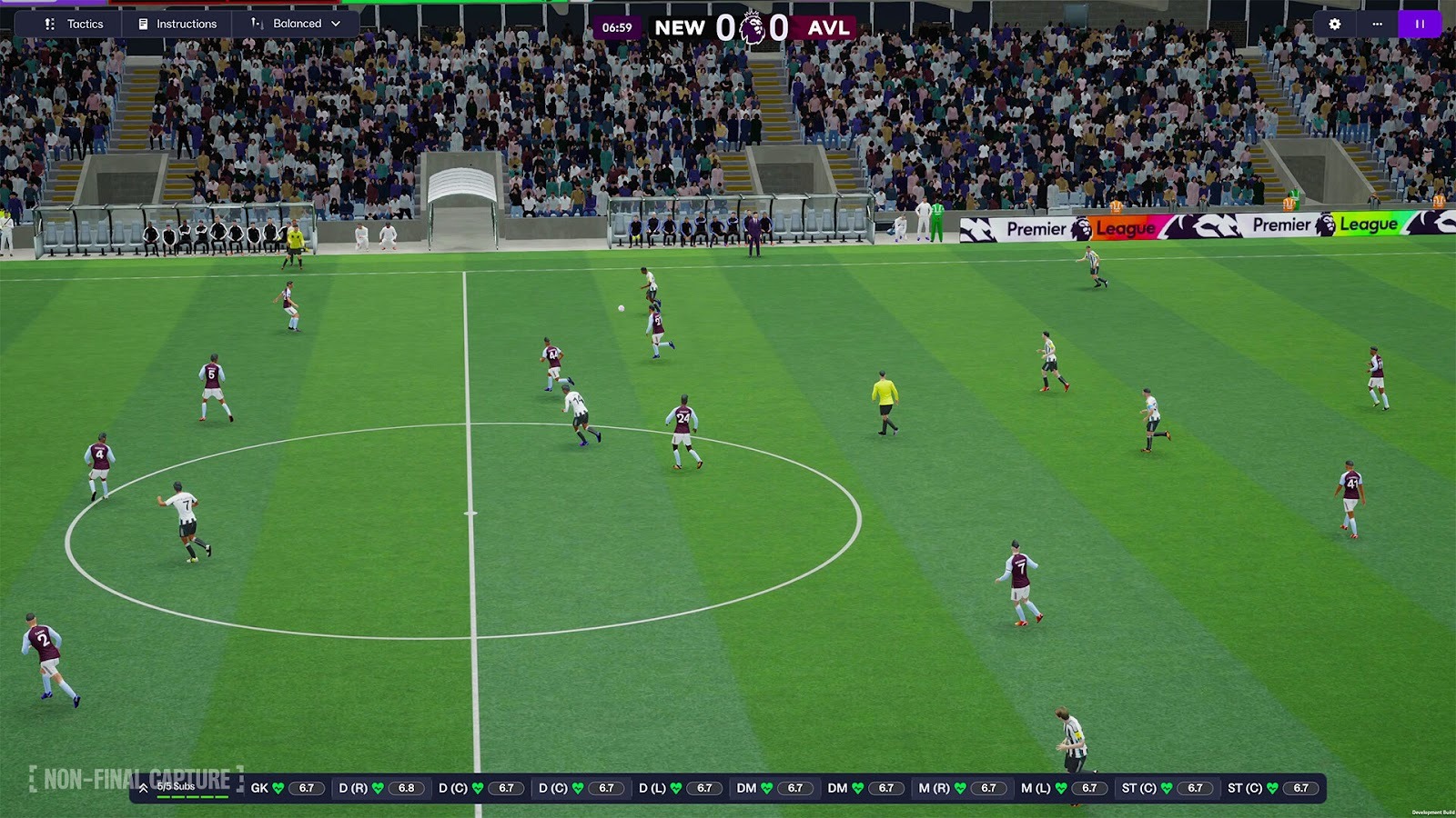 Football Manager 26 - A match gets underway