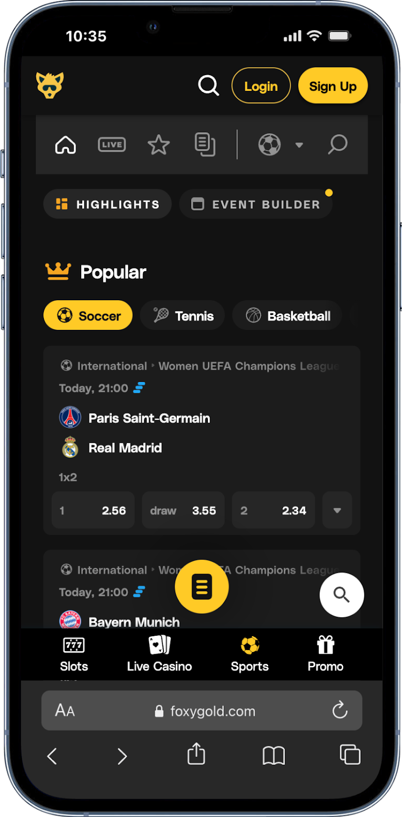 Nederlandse betting site FoxyGold