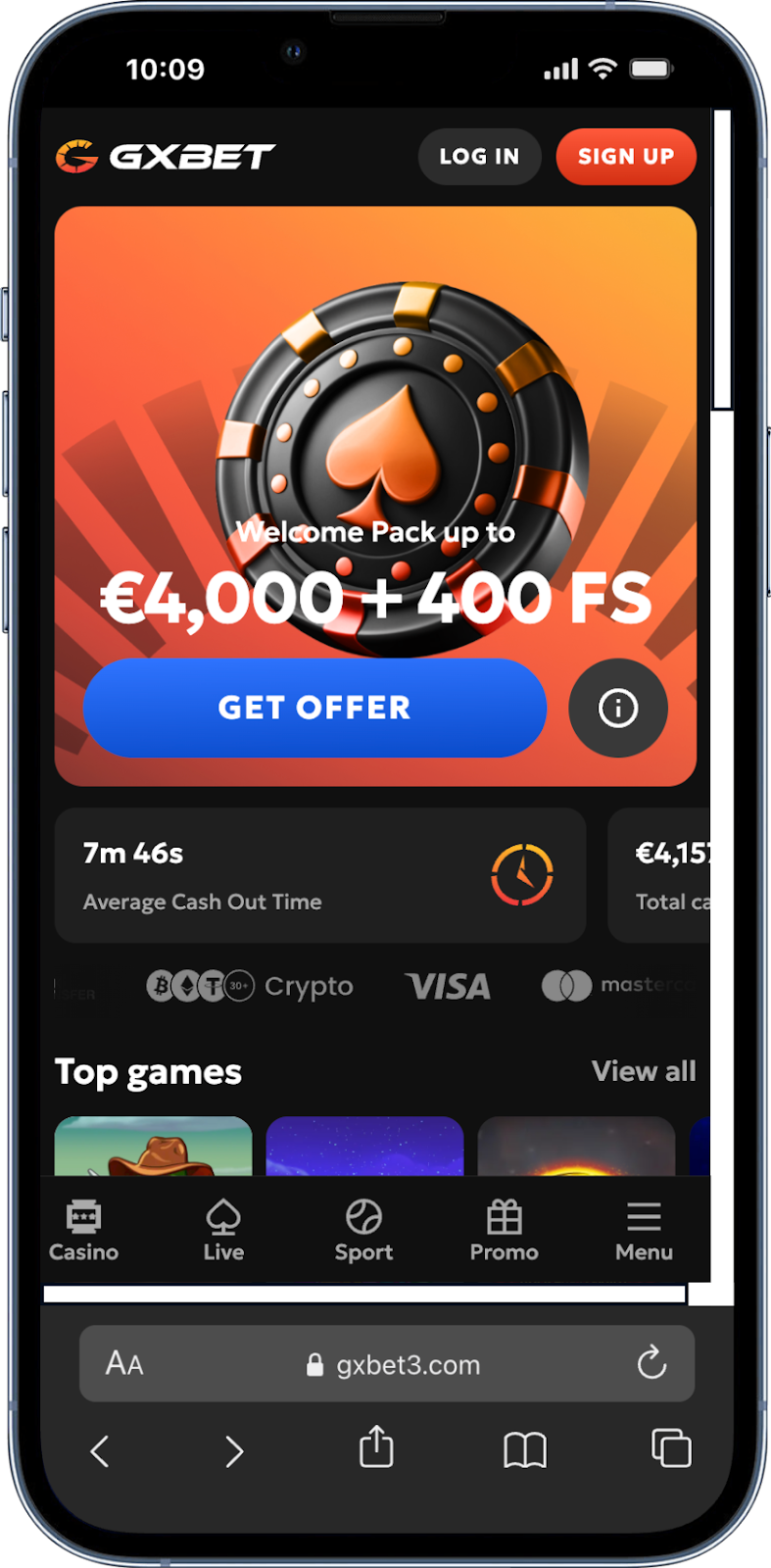Gxbet is een legale bookmaker