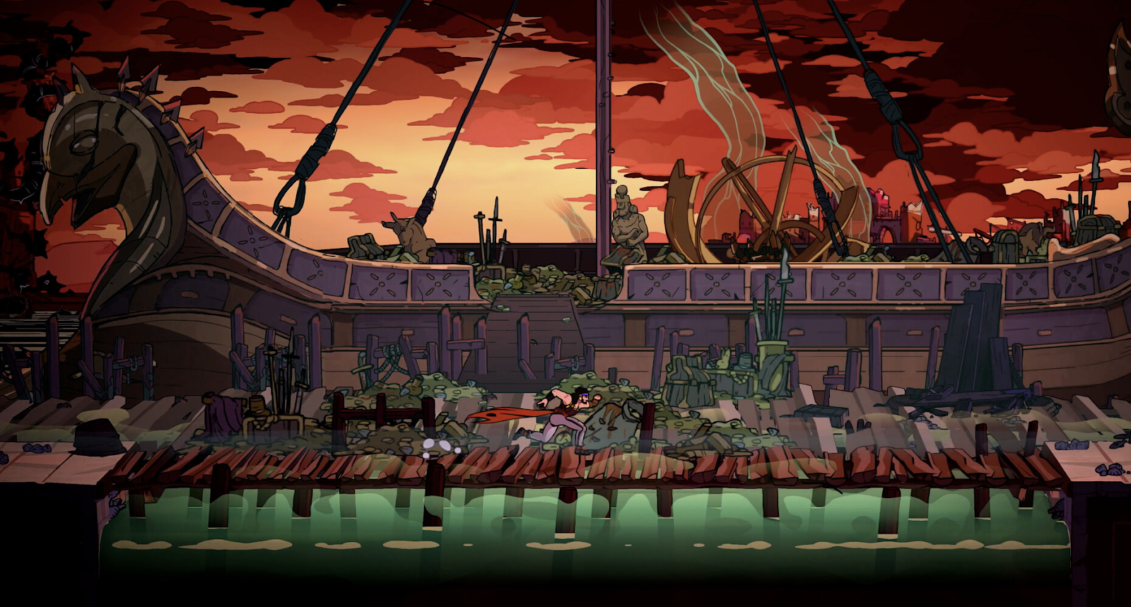 The Rogue Prince of Persia - The prince dashes across a dockyart