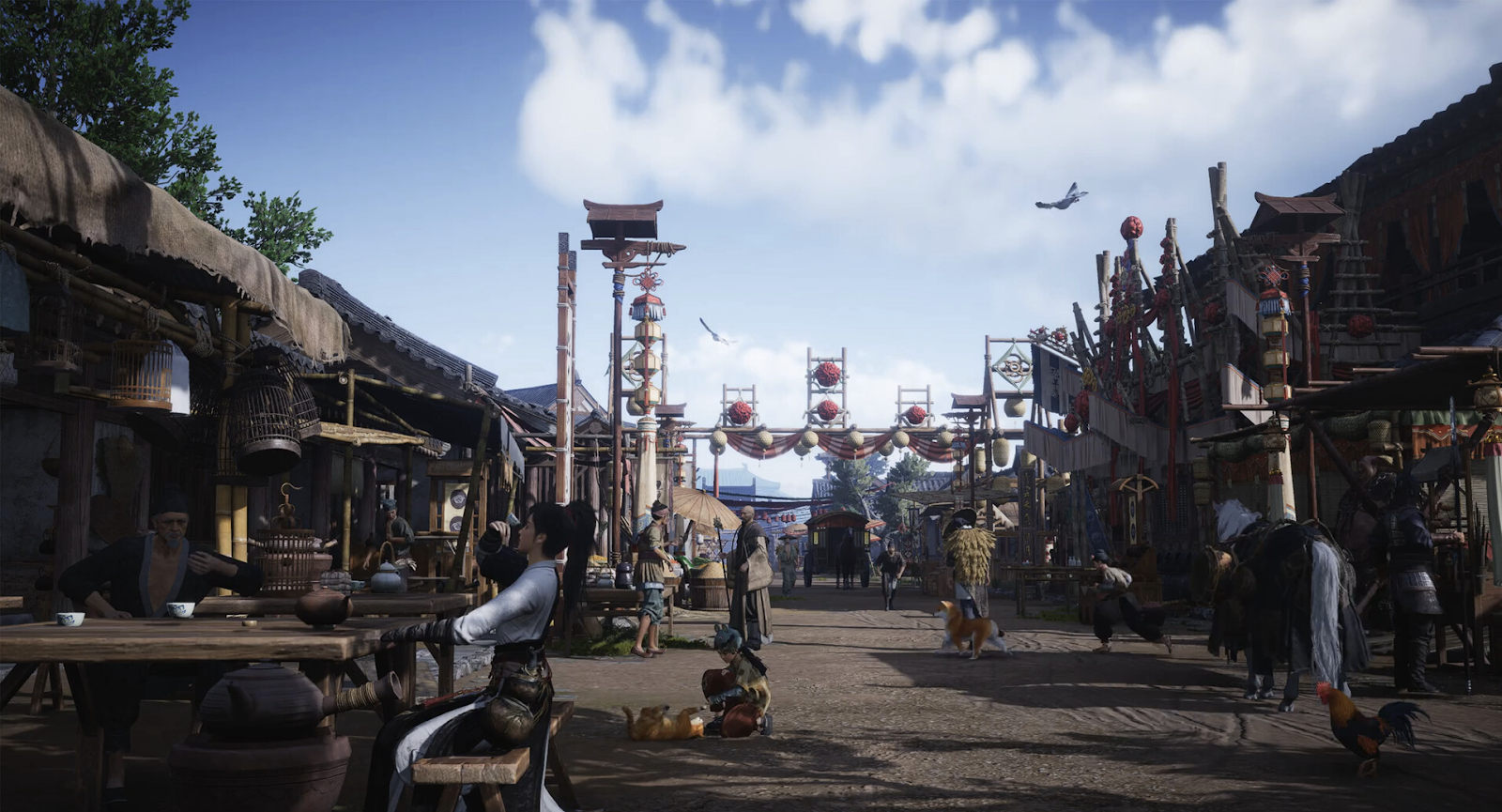 Where Winds Meet - A market in full swing
