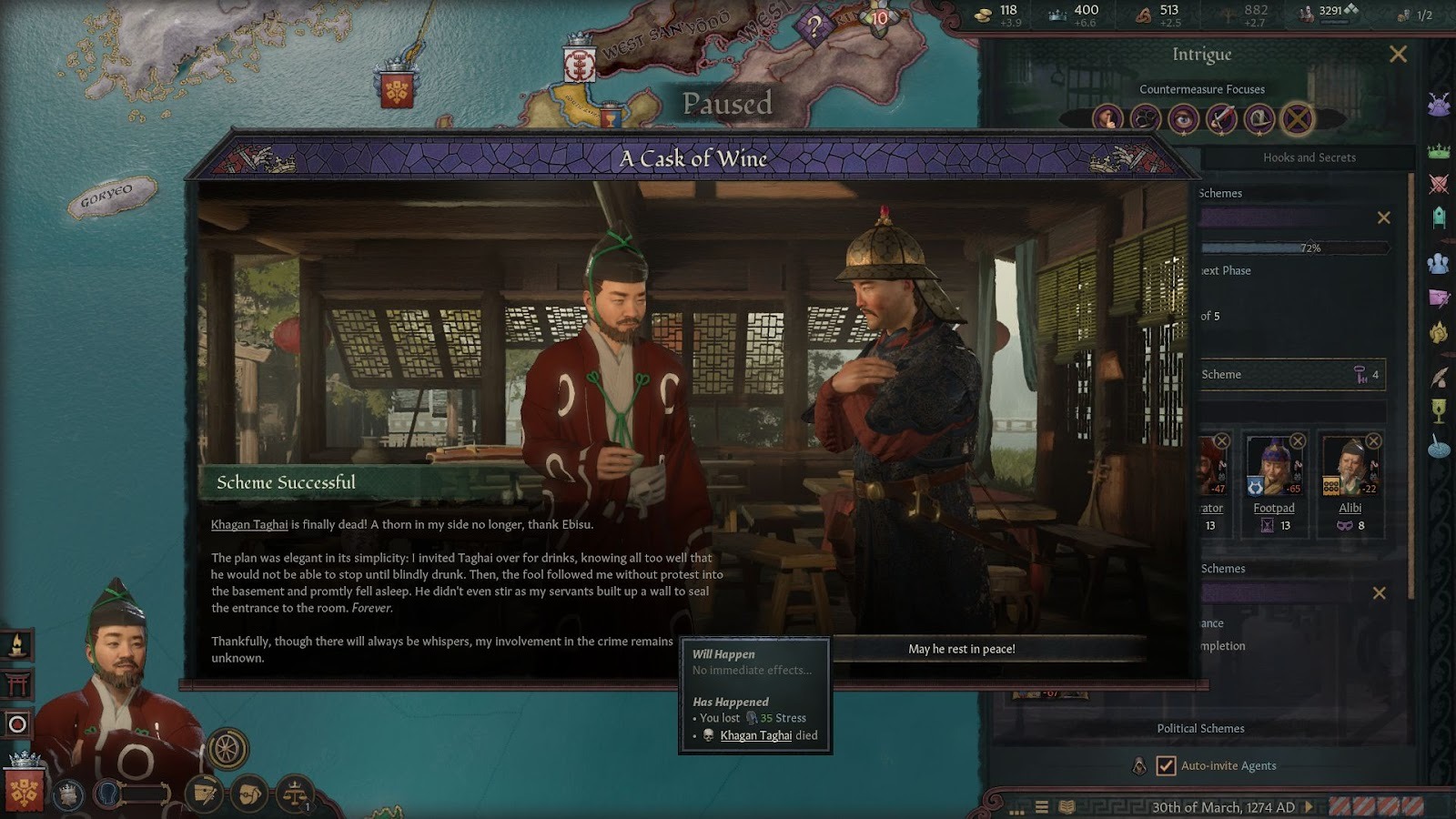 Crusader Kings 3 - Jin Sakai kills the Khan