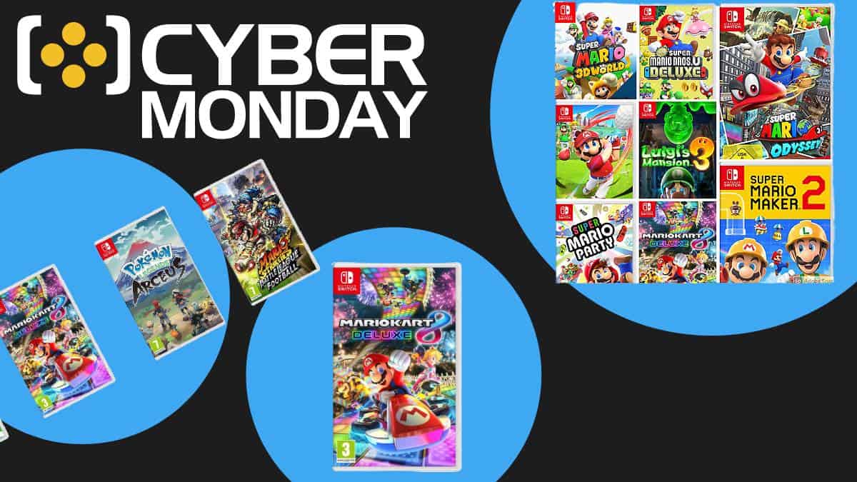 Best Nintendo Switch games Cyber Monday deals