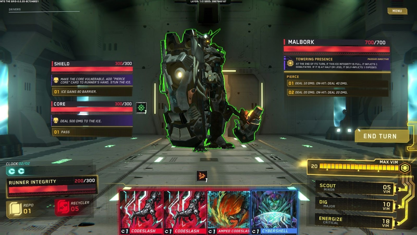 Into The Grid - Combat with a Malbork