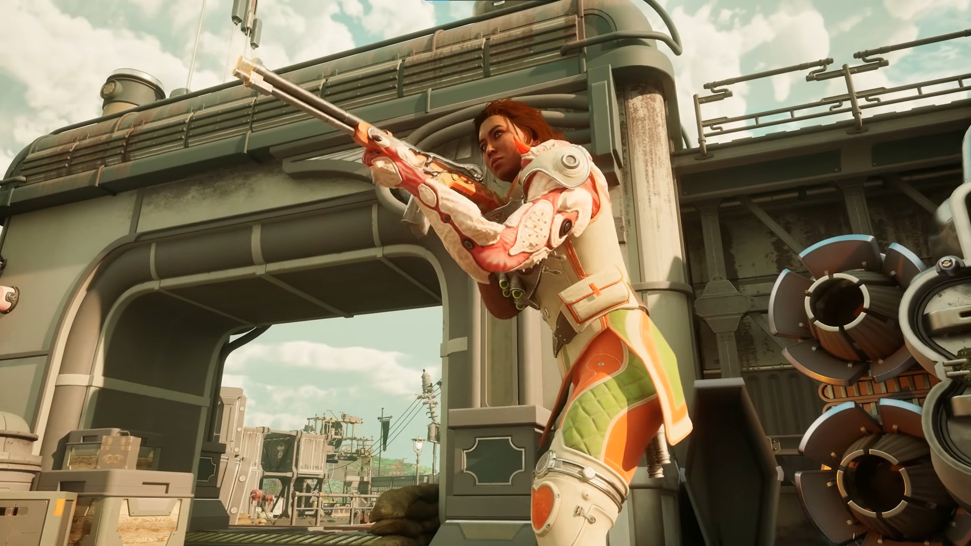 The Outer Worlds 2 - Inez mid-combat