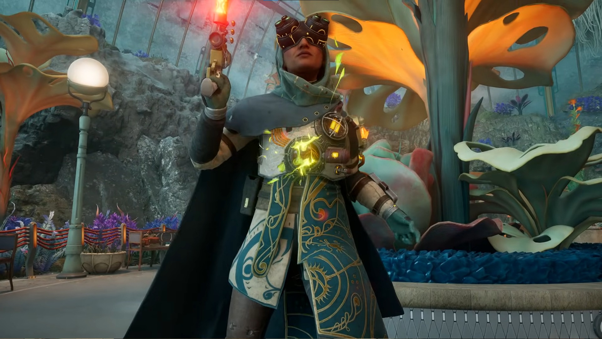 The Outer Worlds 2 - Marisol poses with her iconic goggles