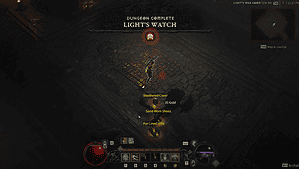 Diablo 4 how to reset dungeon: An image of a player finishing a dungeon in the game.