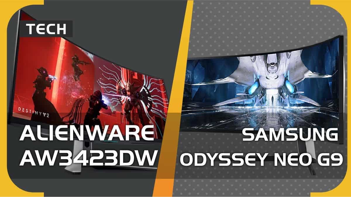 Alienware AW3423DW vs Samsung Odyssey Neo G9 – price and performance comparison