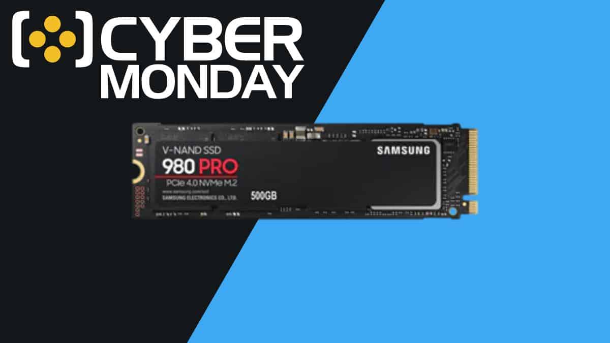 Cyber Monday Samsung NVMe SSD 980