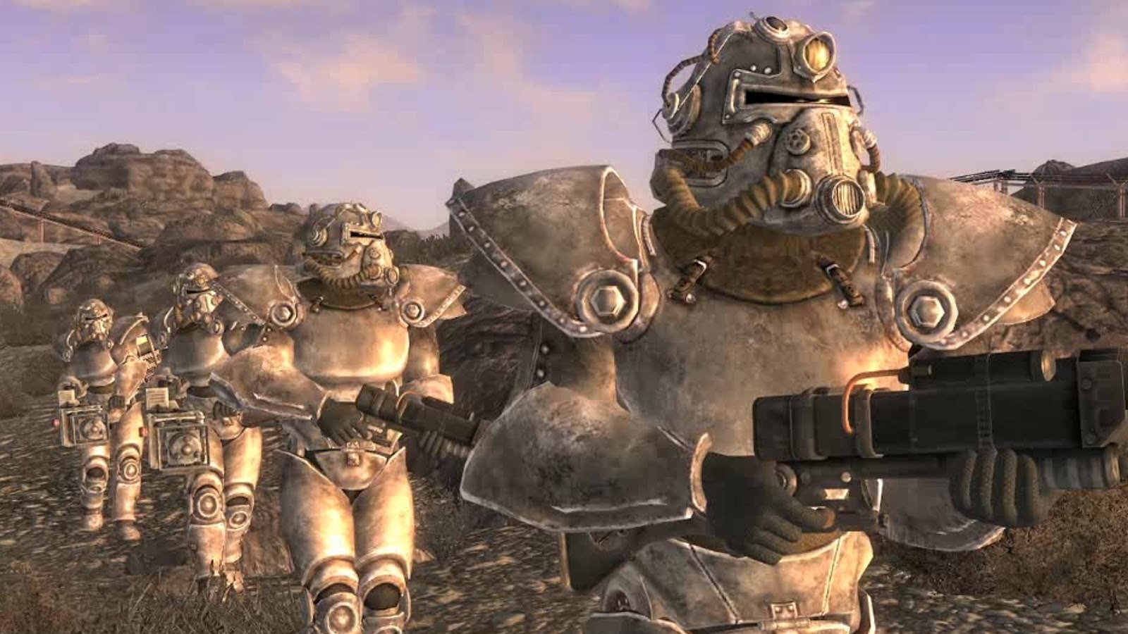 Fallout New Vegas - The Brotherhood of Steel marches