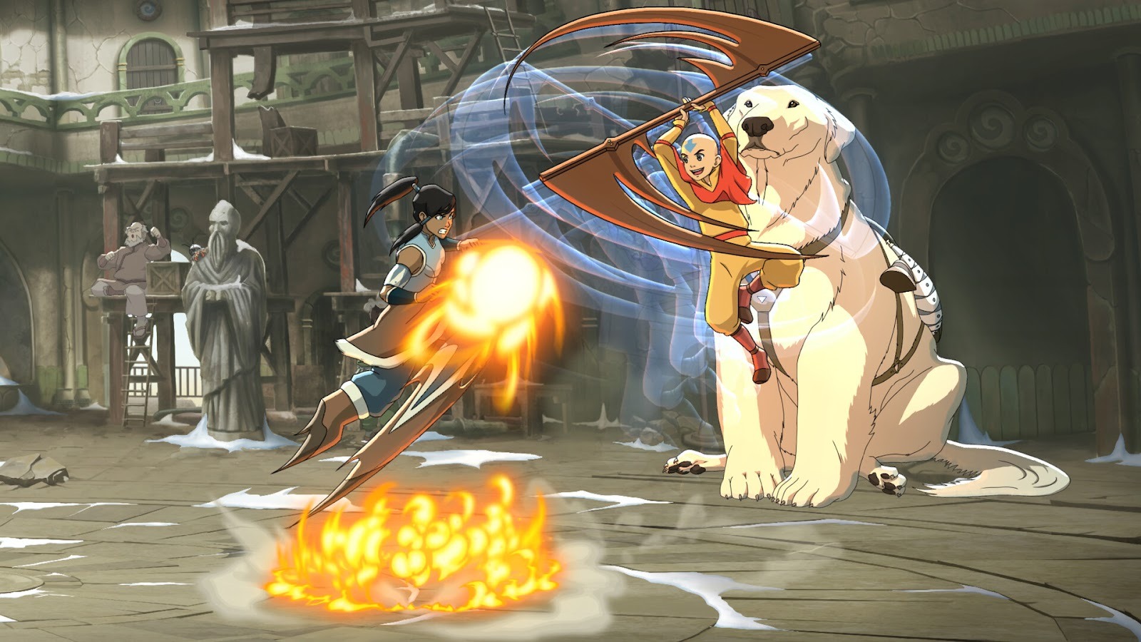 Avatar Legends The Fighting Game - Aang and Korra duke it out