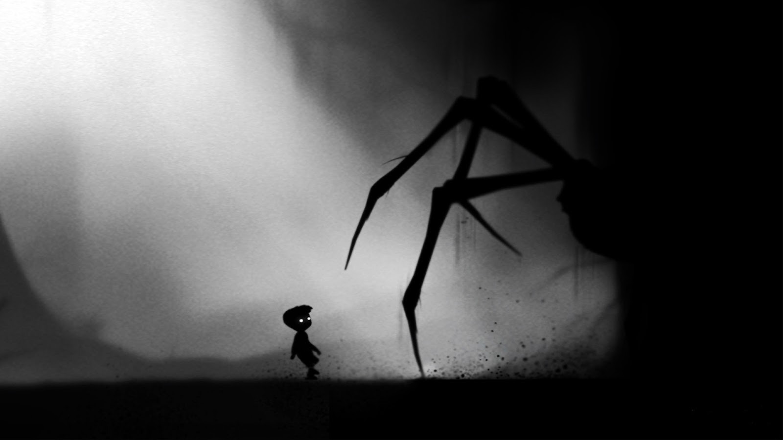 Limbo - Spidery limbs against a monochrome background