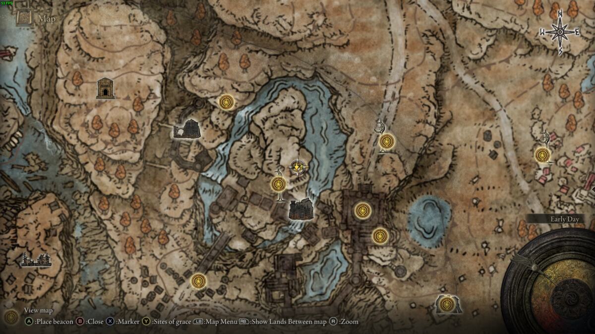 Elden Ring Shadow of the Erdtree Imbued Sword Key: sword location on map.