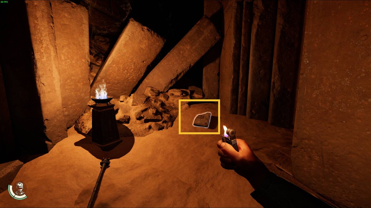 Indiana Jones and the Great Circle Chamber of Resonance: tablet in the Chamber of Resonance.