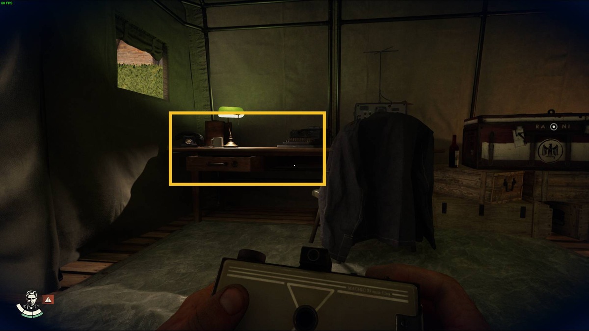 Indiana Jones A Day to Remember chest code: Blackshirt tent.