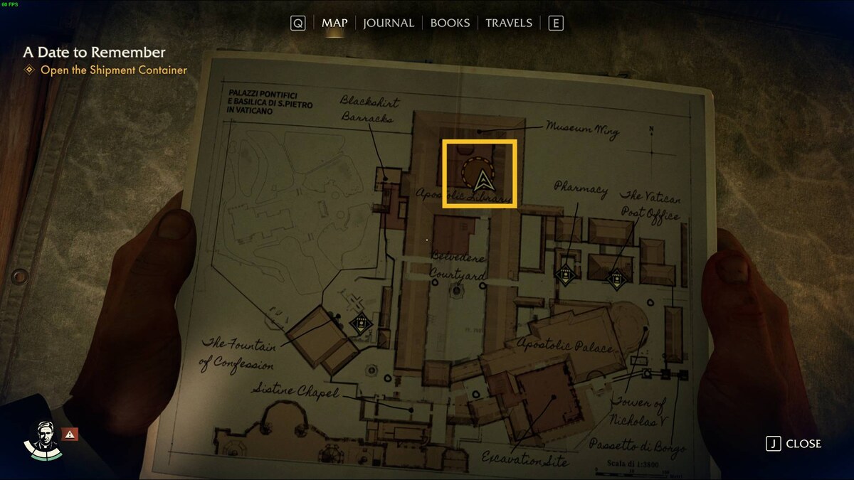 Indiana Jones A Day to Remember chest code: Blackshirt tent.