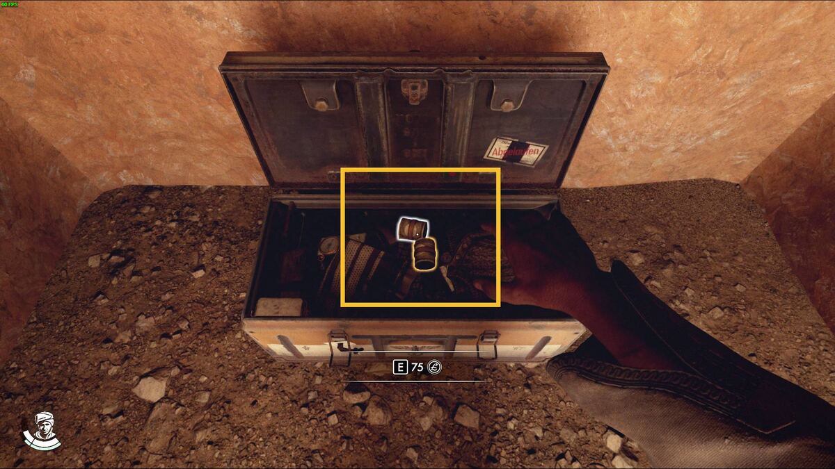 Indiana Jones and the Great Circle Discarded Key: chest inside a house.