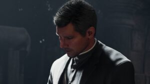 Indiana Jones Blackshirt Key: Indy in a dark room.