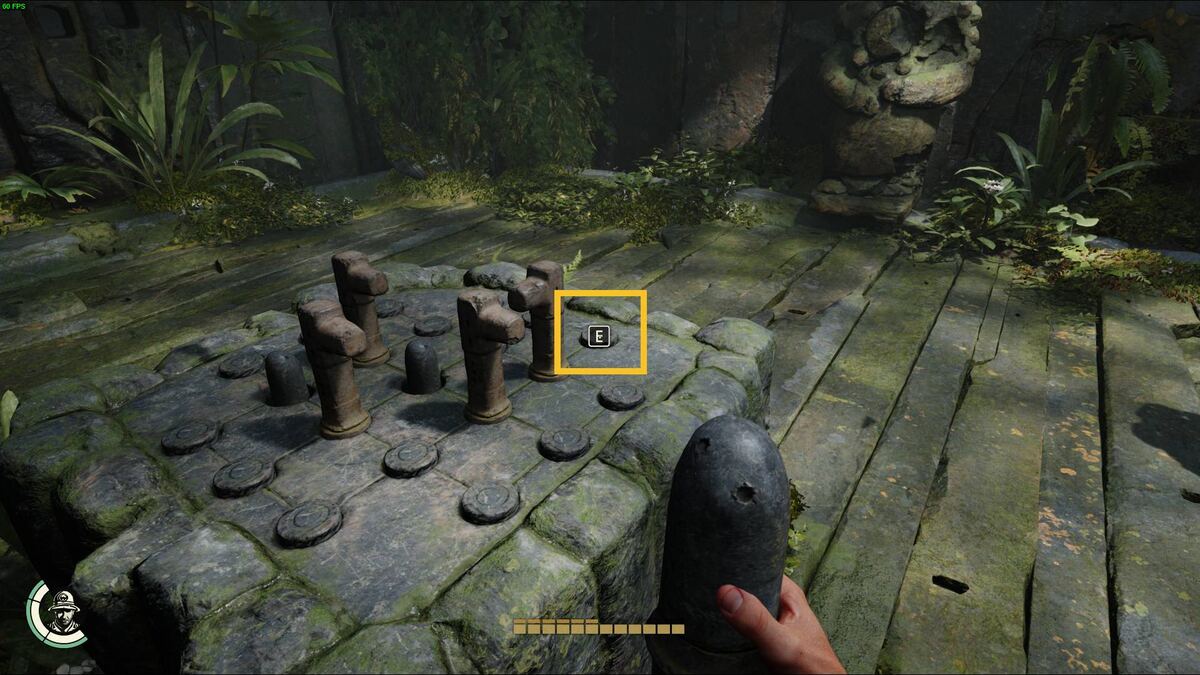 Indiana Jones and the Great Circle Blessed Pearl win the game: board game chamber.