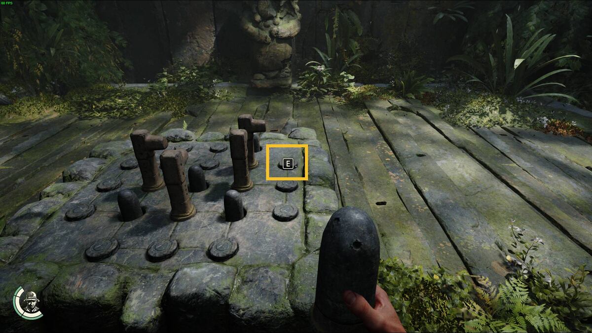 Indiana Jones and the Great Circle Blessed Pearl win the game: board game chamber.