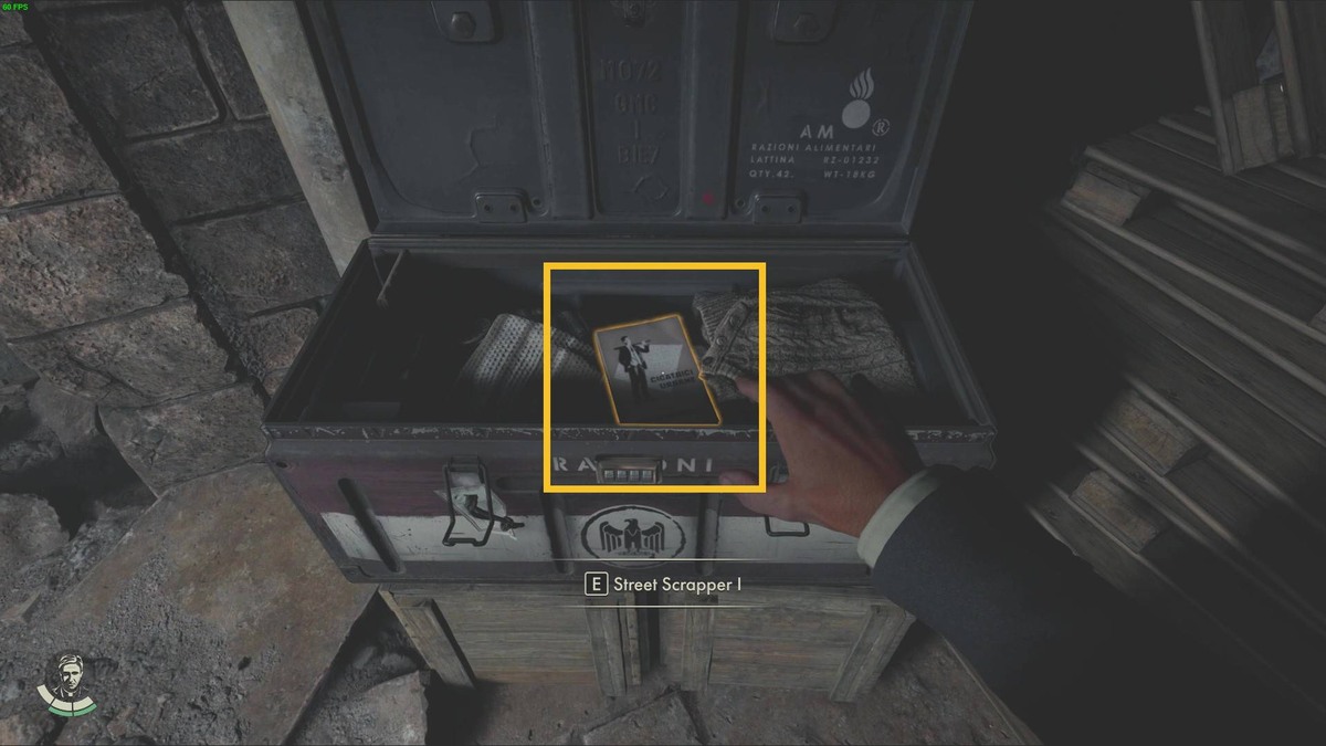 Indiana Jones cellar chest code: Indy in a cellar.