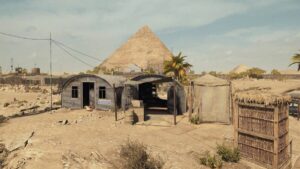 Indiana Jones and the Great Circle Weather Station Cloud Atlas safe code: weather station near a pyramid.
