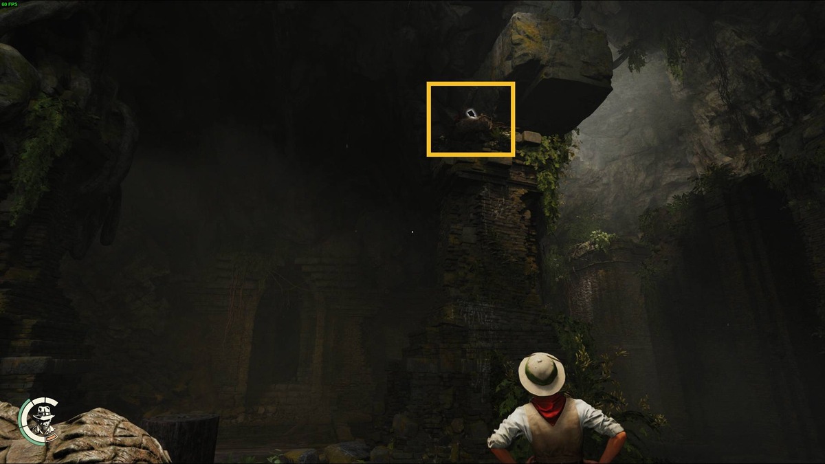 Indiana Jones and the Great Circle Demon's Tomb Puzzle: jungle chamber.